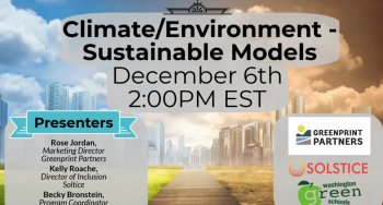 Climate/Environment - Sustainable Models